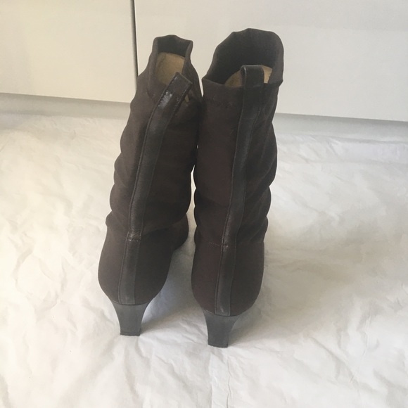 3/$50 MARTINEZ VALERO ANKLE BOOTS COLOR-BROWN SIZE EU 38 1/2/ USA 8 1/2 - Picture 4 of 10